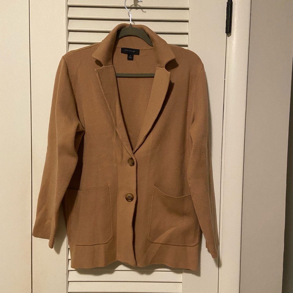 Ann Taylor Camel Knit Sweater